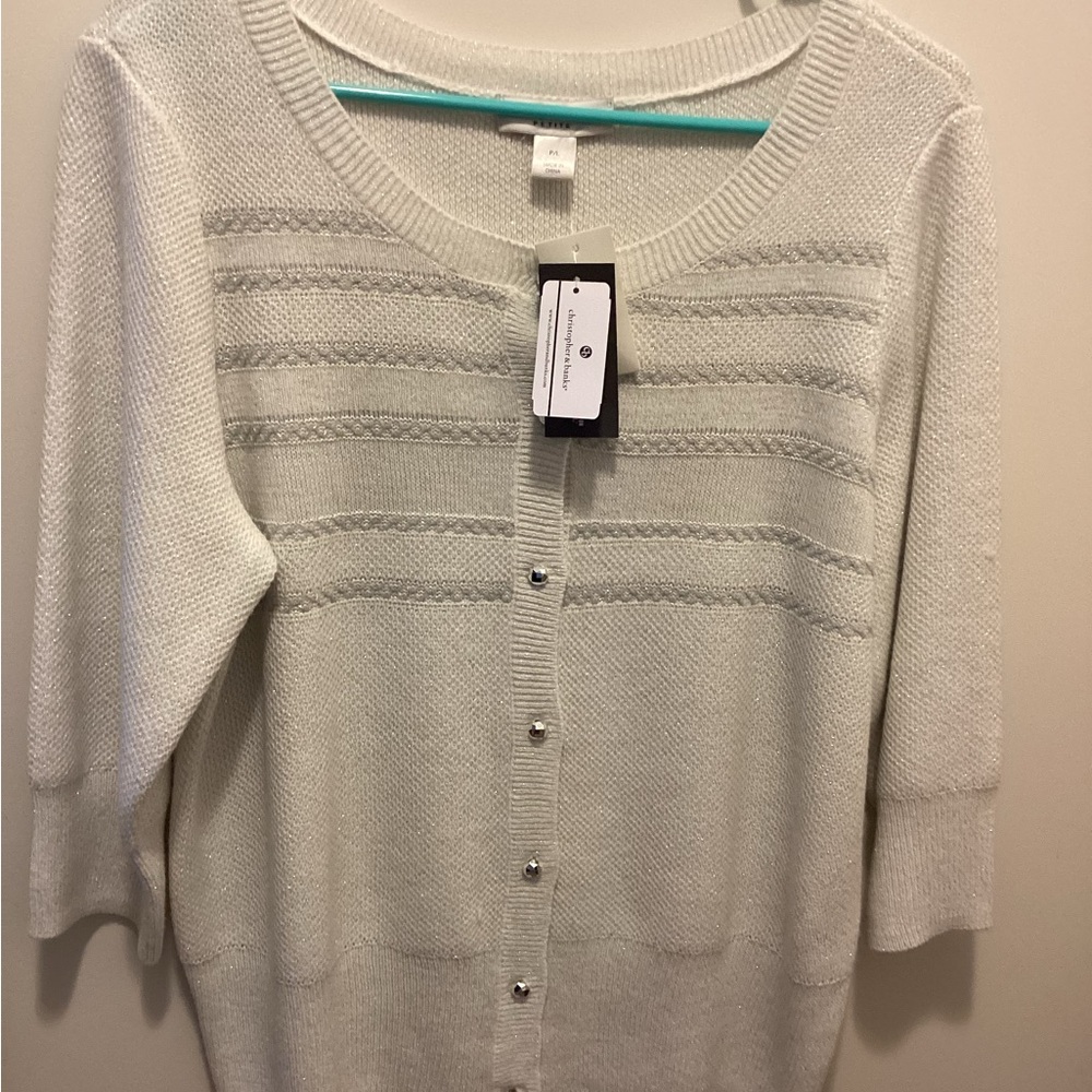 Silver Holiday Top
